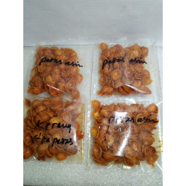 Jual Makaroni kerang spiral bantat 70gr makaroni pipa renyah cemilan ...