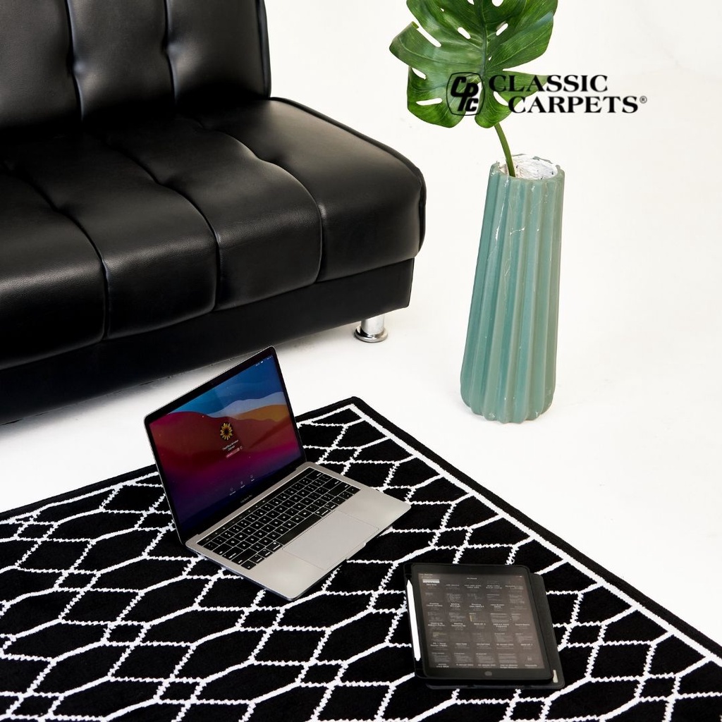 Jual Classic Carpets Karpet Modern Minimalis Anti Slip Classic Carpets La Vie Monochrome
