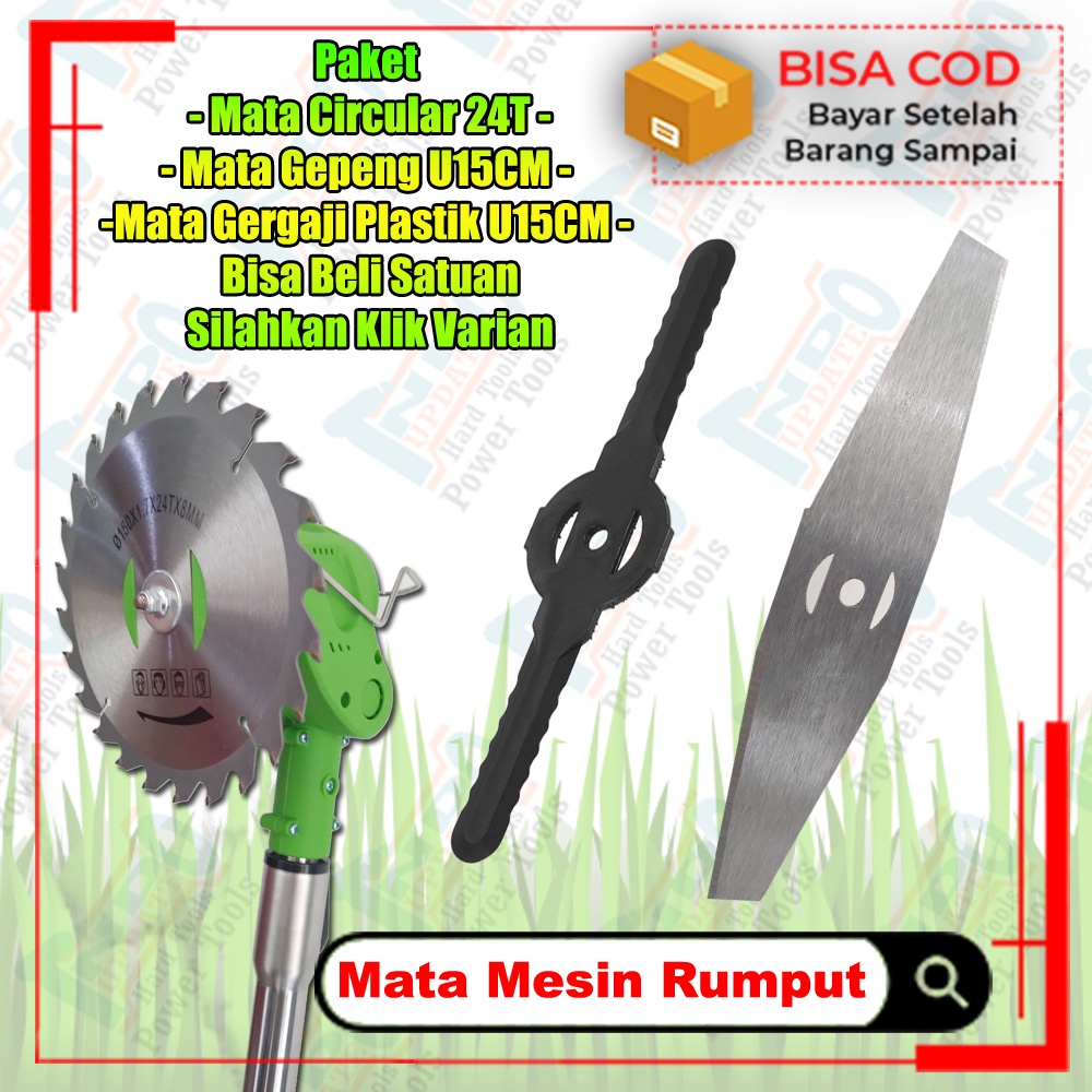 Jual Pisau Bulat Circular Alat Potong Rumput Baterai Cordless Tanpa Listrik Isi Ulang Mesin