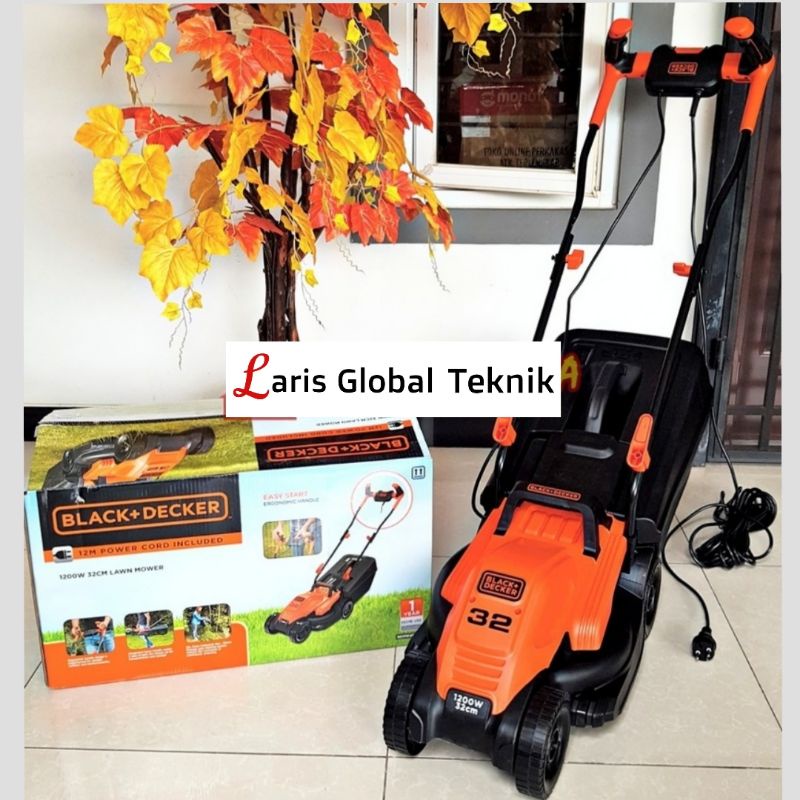 Jual Mesin Potong Rumput Dorong Listrik Black Decker 1200W 32cm ...