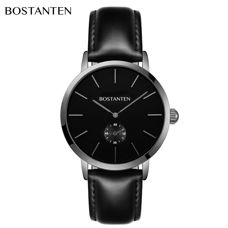 Bostanten Jam Tangan Pria Bostanten 4062 Kulit Kuarsa Ultra Tipis Jam  Tangan Pria Kuarsa COD