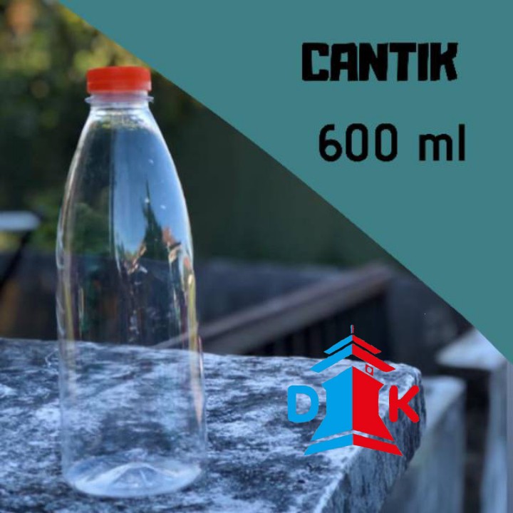 Jual PROMO!!! Botol Minum Bening ( Cantik ) Sekali Pakai Uk 600 ml ...