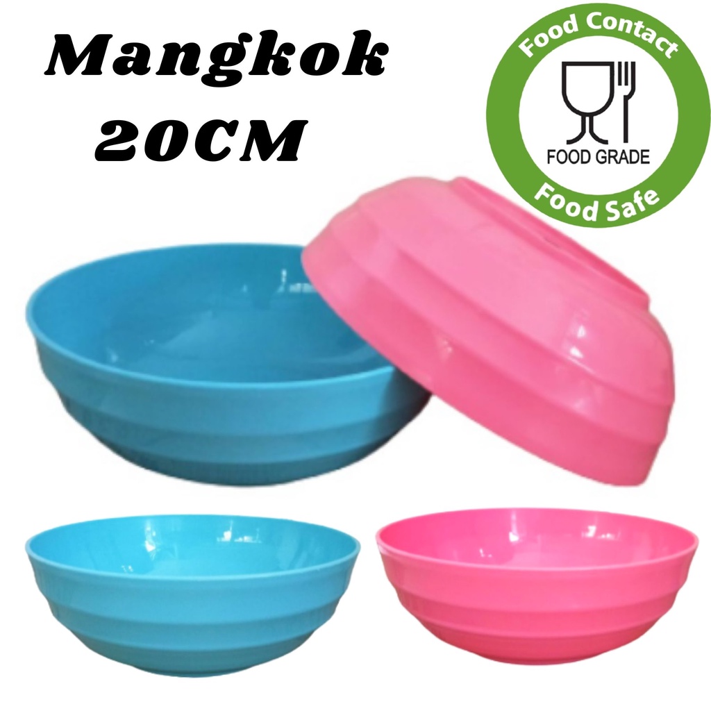 Jual Mangkok Plastik 20cm Ma01 Mangkuk Besar Kuah Ramen Mie Bakso Sup