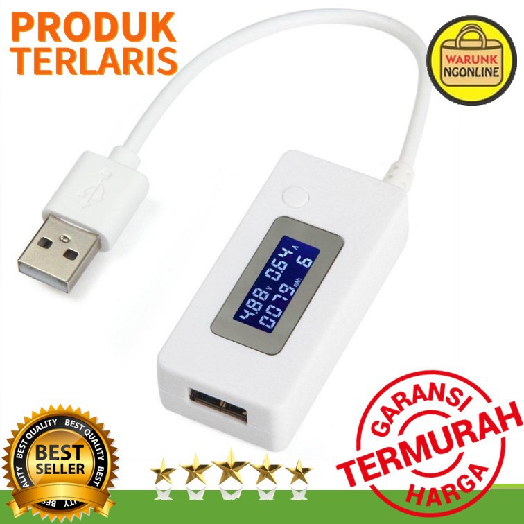 Jual alat untuk tes Voltase / Ampere Kabel USB / Power Bank / cas - KWS