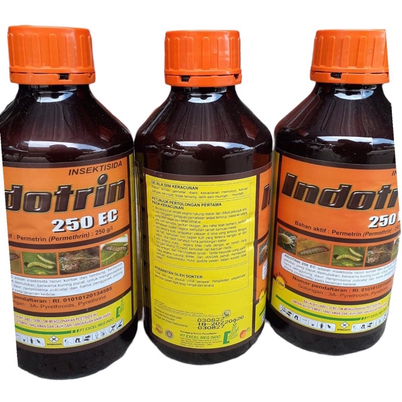 Jual Insektisida Indotrin 350 EC 1 Liter Permetrin 250 g/l Pounce Prego ...