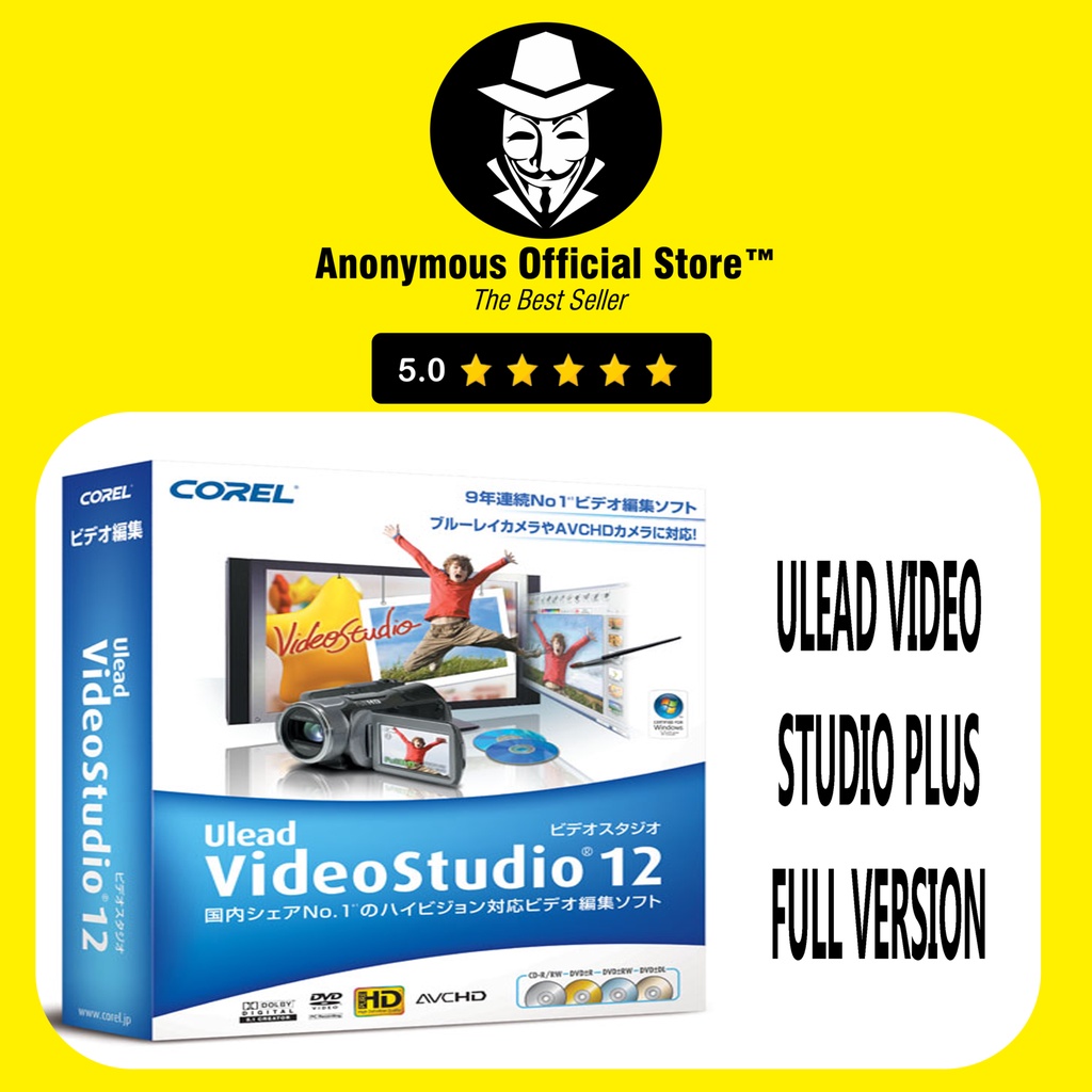 Jual PROGRAM COREL ULEAD VIDEO STUDIO PLUS FULL VERSION LIFETIME