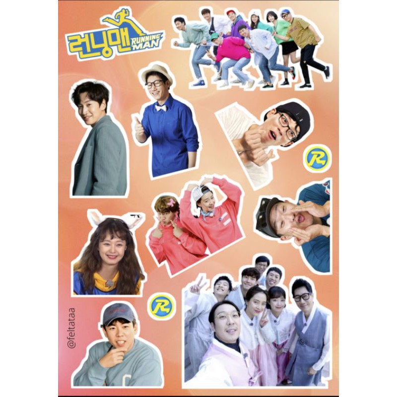 Jual RUNNING MAN STICKER/ RUNNINGMAN STIKER SET | Shopee Indonesia