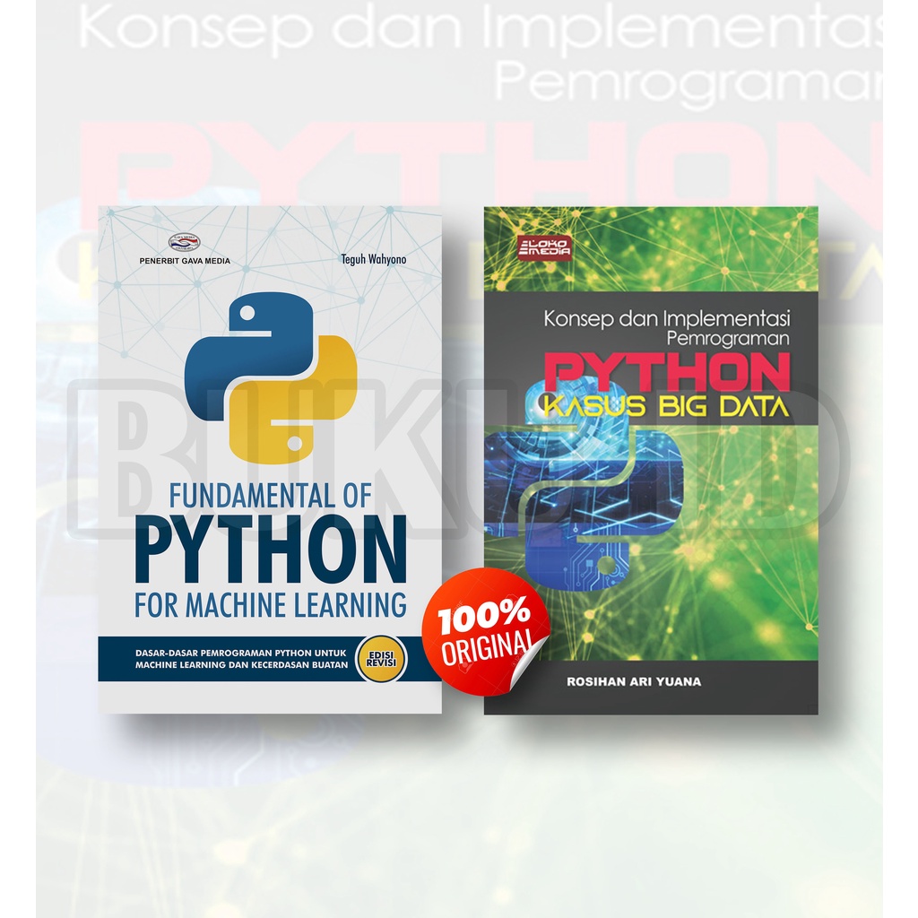 Jual Paket Buku Python Big Data Science dan Machine Learning | Shopee ...