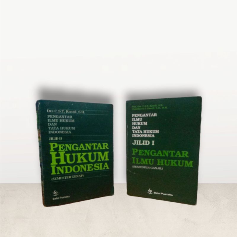 Jual Buku Pengantar Ilmu Hukum Dan Tata Hukum Indonesia Jilid 1 & Buku ...