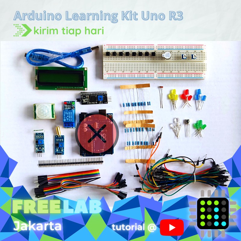 Jual Arduino Starter Learning Kit Lengkap untuk Pemula dengan Uno R3 ...