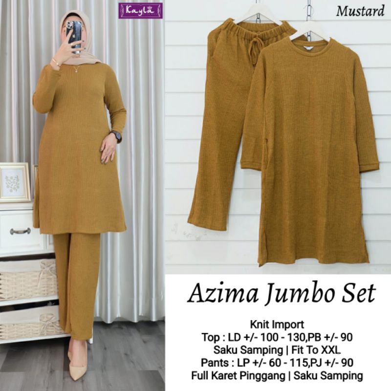 Jual azima jumbo set ori by kayla solo | Shopee Indonesia