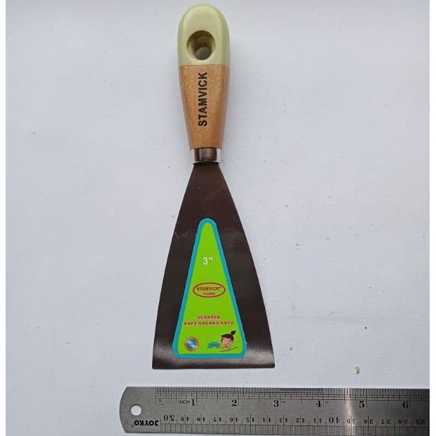 Jual KAPE KAYU 3 INCHI /SCRAPER / KEROKAN CAT DINDING LILIN/SCRAPER ...