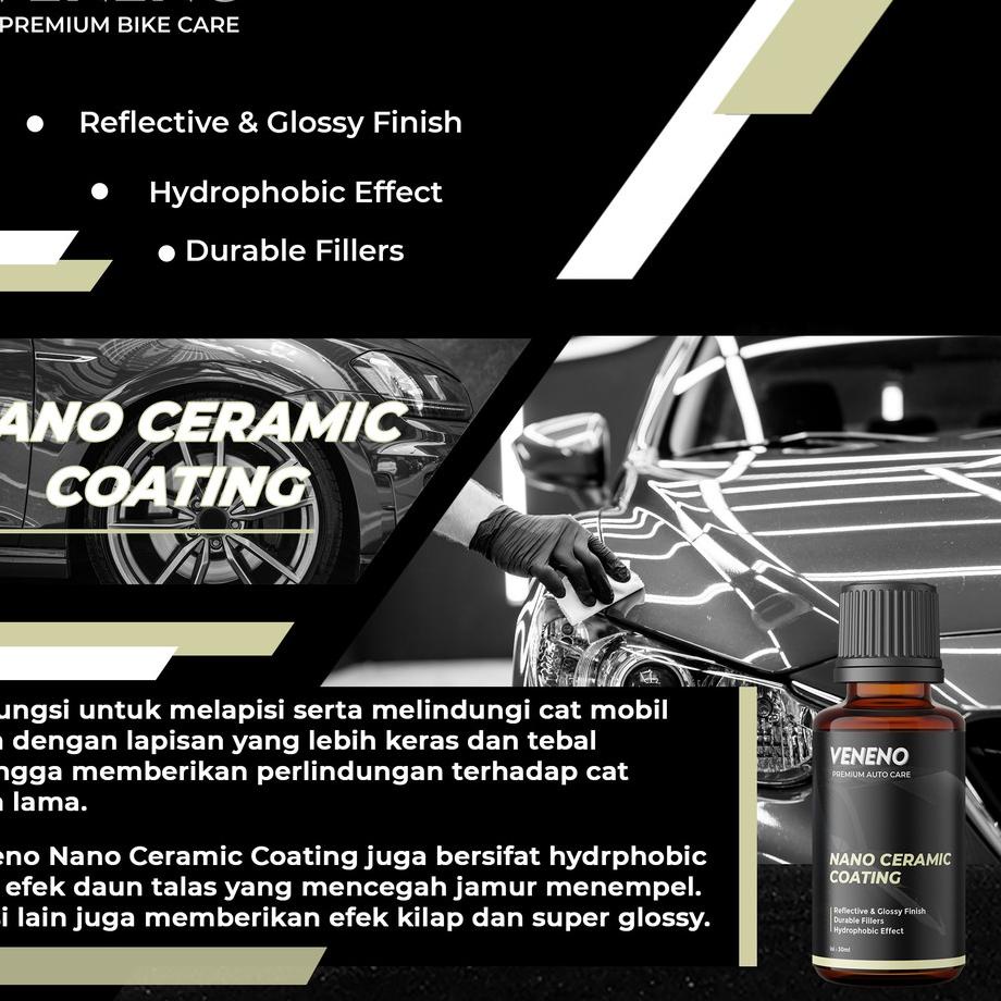 Jual Stars Veneno Nano Ceramic Coating - Efek Daun Talas Dan Ultra