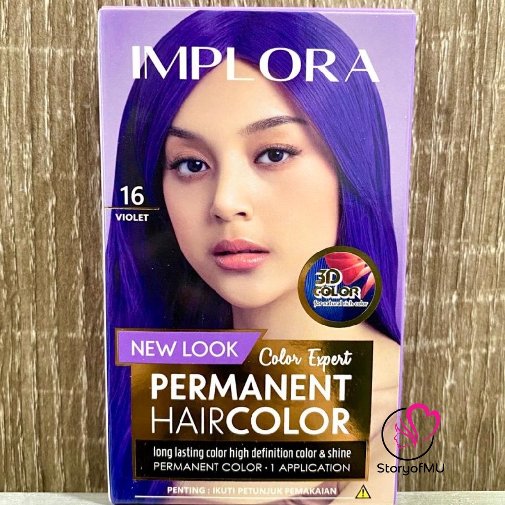 Jual IMPLORA New Look Permanent Hair Color | Cat Rambut Perwarna ...