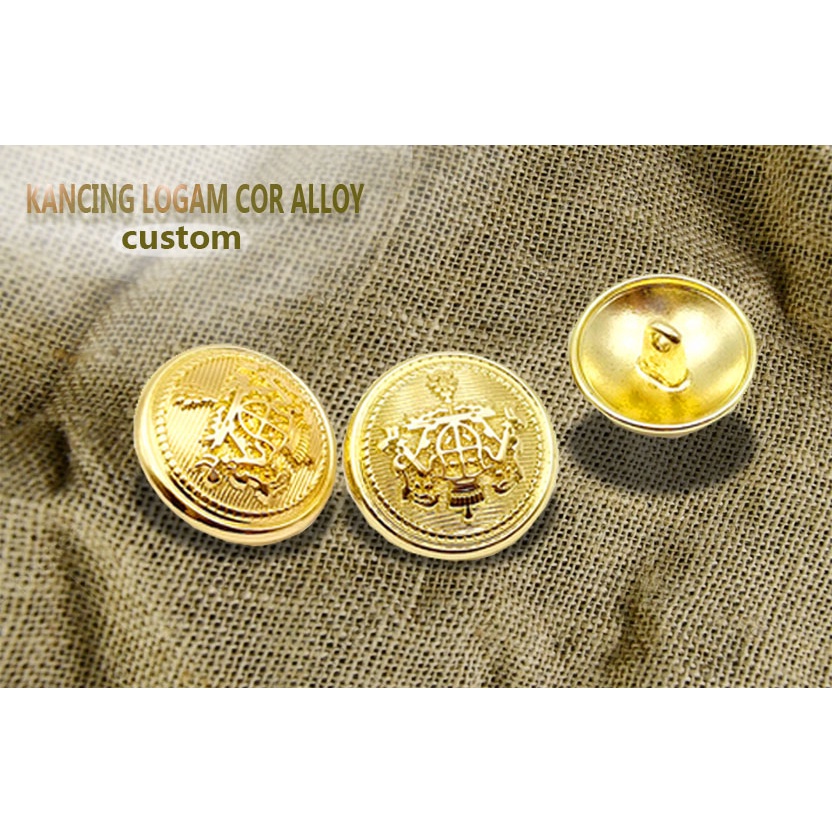 Jual Produsen kancing logam alloy dan anhass krum gold silver untuk ...