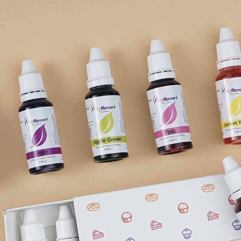 Jual My Flavor Oil Based Gel Based Food Coloring / Pewarna Makanan