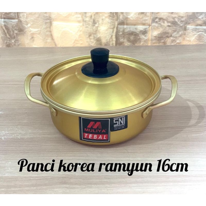 Jual MULIYA - PANCI RAMYUN KOREA | RAMYUN PAN 16/18CM | Shopee Indonesia
