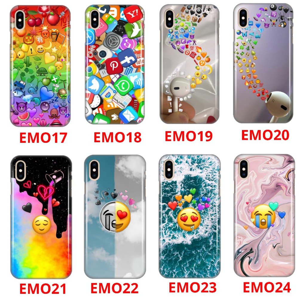 Jual CUSTOM GLASS CASE EMOJI REALME C1,C2,C3,C11,C12,C15,C17 TERLARIS ...