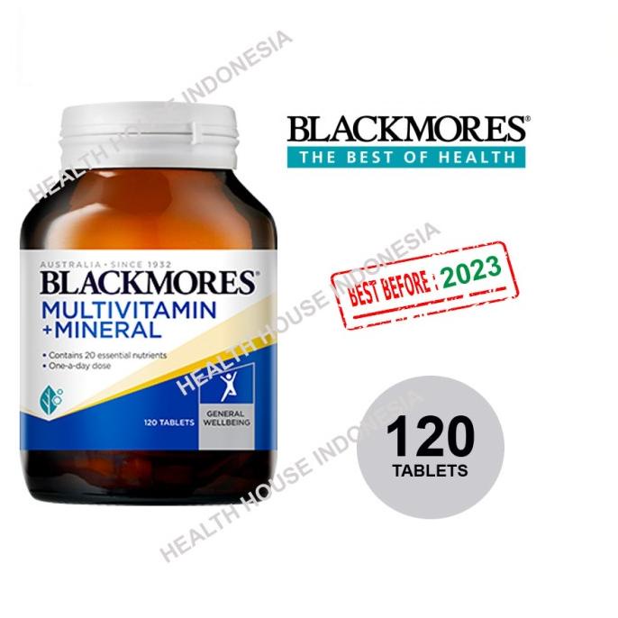 Jual [COD] Blackmores Multivitamins + Minerals , 120 tablets | Shopee ...