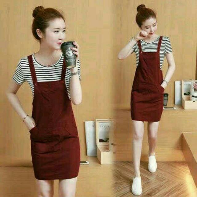 Jual Tq88indonesia Baju MONICA OVERALL / Pakaian Model Kodok / Outer