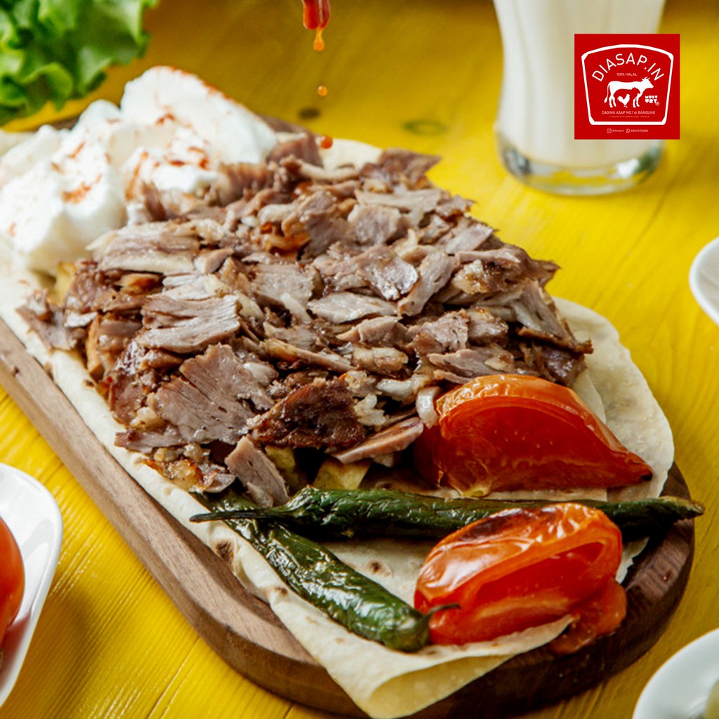 Jual SEI SAPI 500gr DIASAPIN Daging Asap + Sambal Bawang | Shopee Indonesia