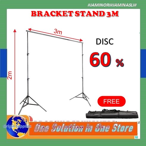 Jual Bracket Stand M Untuk Backdrop Foto Studio Bs Shopee