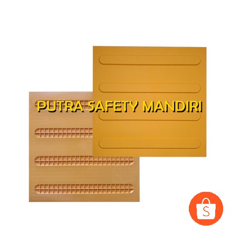 Jual 5 PCS PVC BLIND ROAD SIDEWALK PAVING GUIDING SURFACE GARIS / BULAT ...