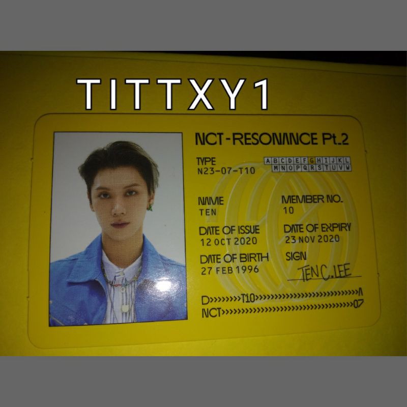 Jual ID CARD TEN | Shopee Indonesia