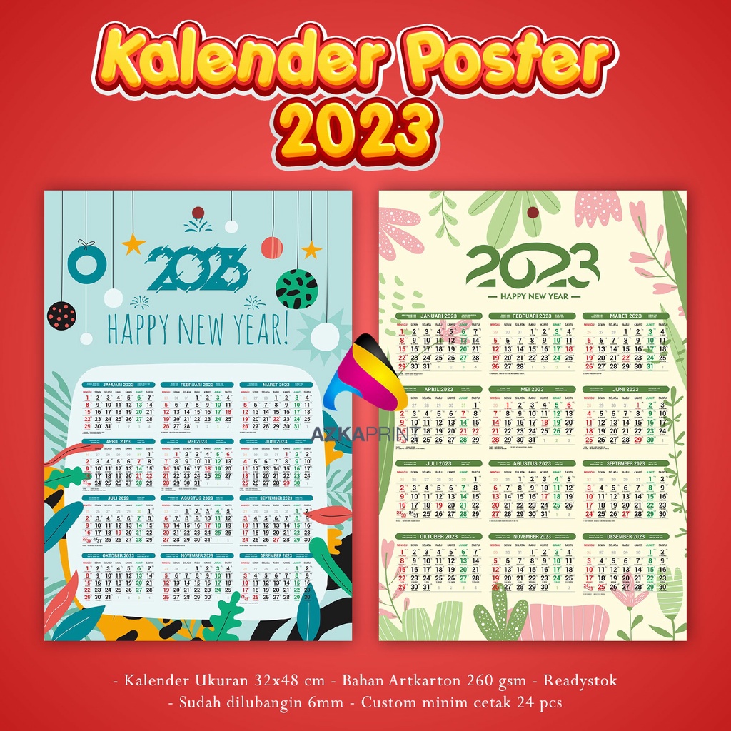 Jual KALENDER POSTER BEST SELLER - kalender poster - kalender dinding