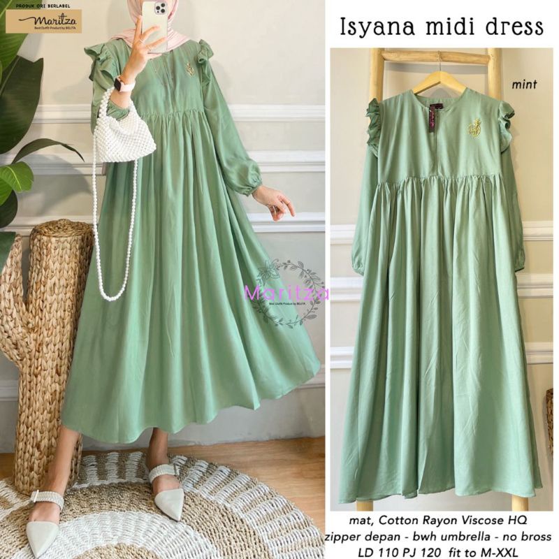 Jual isyana midi dress Shopee Indonesia