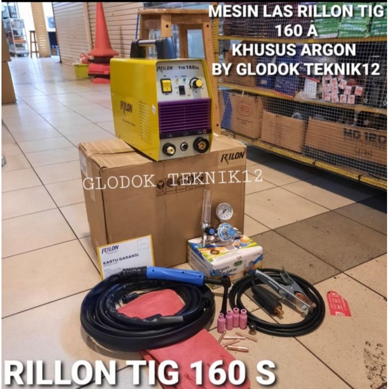 Jual MESIN LAS ARGON RILLON TIG 160S / TRAFO / TRAFO LAS ARGON RILLON ...