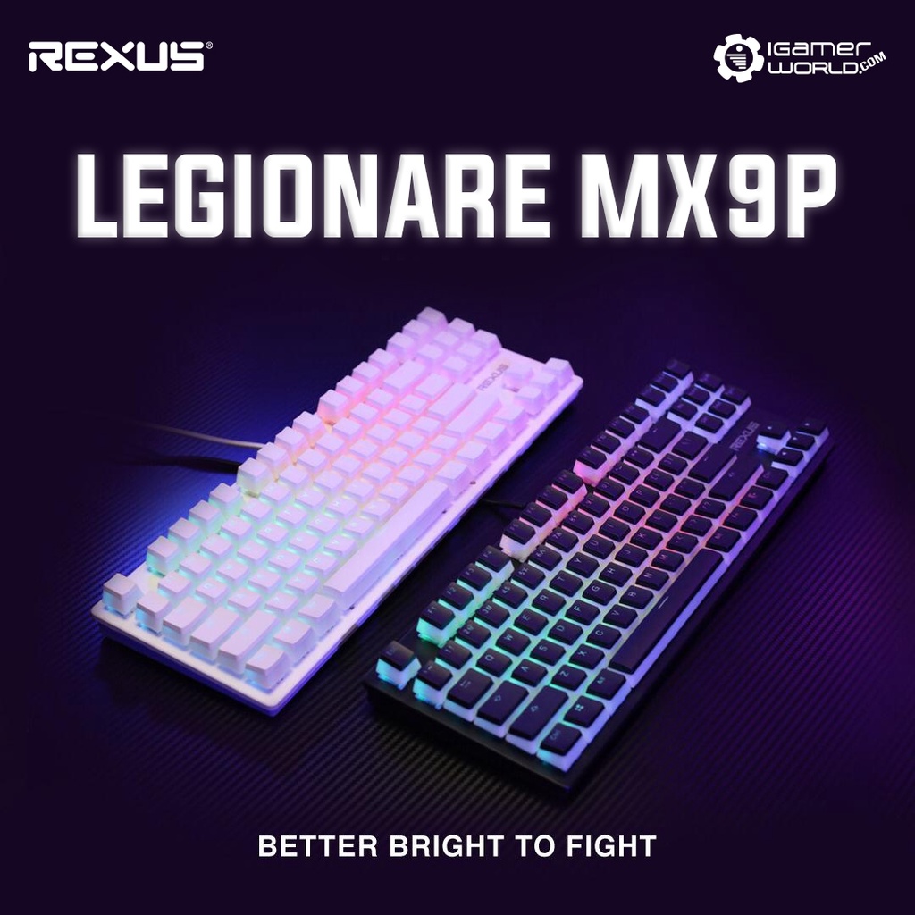 Jual Rexus Legionare MX9P / MX9 Pudding TKL Mechanical Gaming Keyboard ...