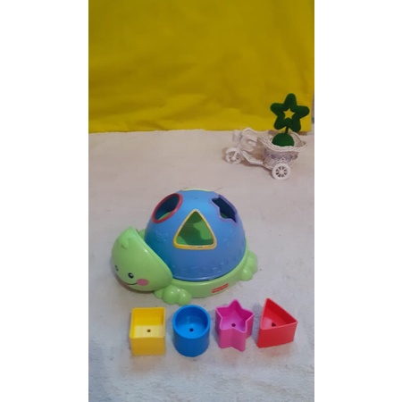 Jual Fisher-Price Friendly Firsts Turtle Shape Sorter Shopee