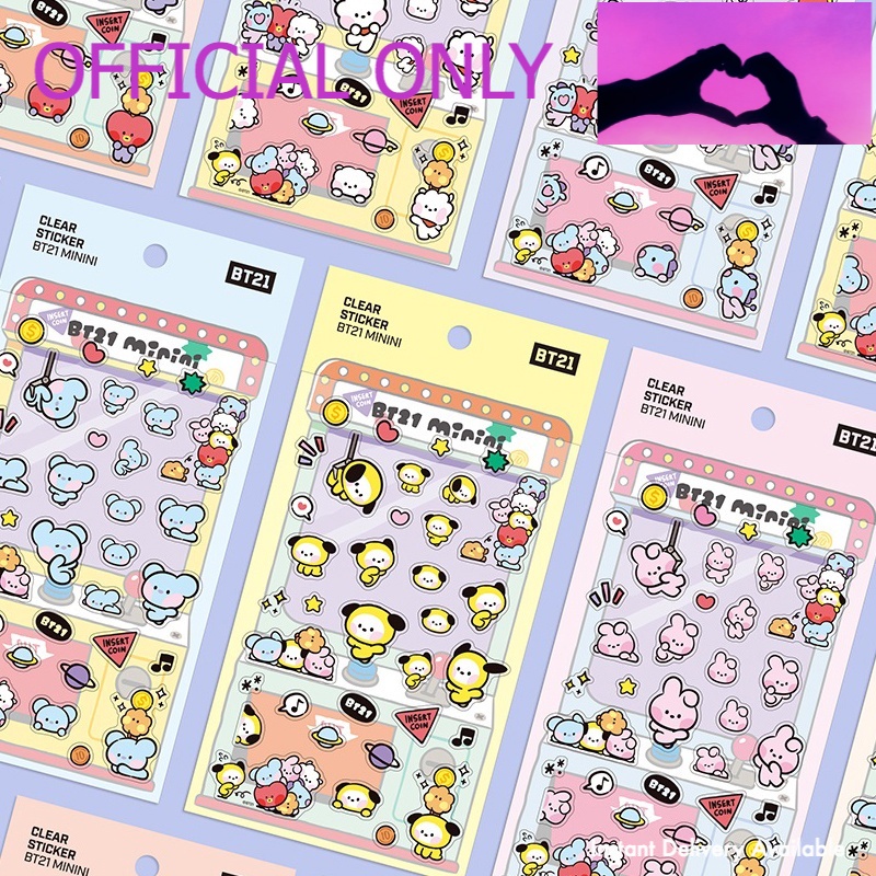Jual OFFICIAL ONLY - BT21 Monopoly Minini Clear Sticker | Shopee Indonesia