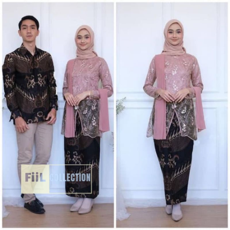 Jual Set Couple Kebaya Modernbatik Couple Kebaya Tunangan Kebaya Lamaran Kebaya Wisuda Kebaya