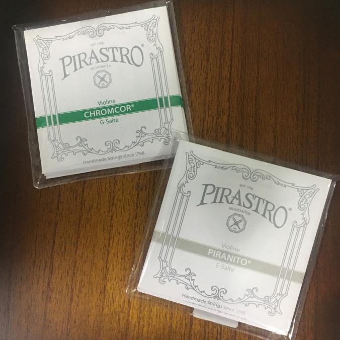 Jual SENAR BIOLA PIRASTRO VIOLIN STRING CHROMCOR STEEL PIRANITO SET