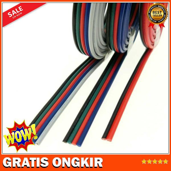 Jual Kabel Listrik 5PIN untuk LED Strip RGBW | Shopee Indonesia