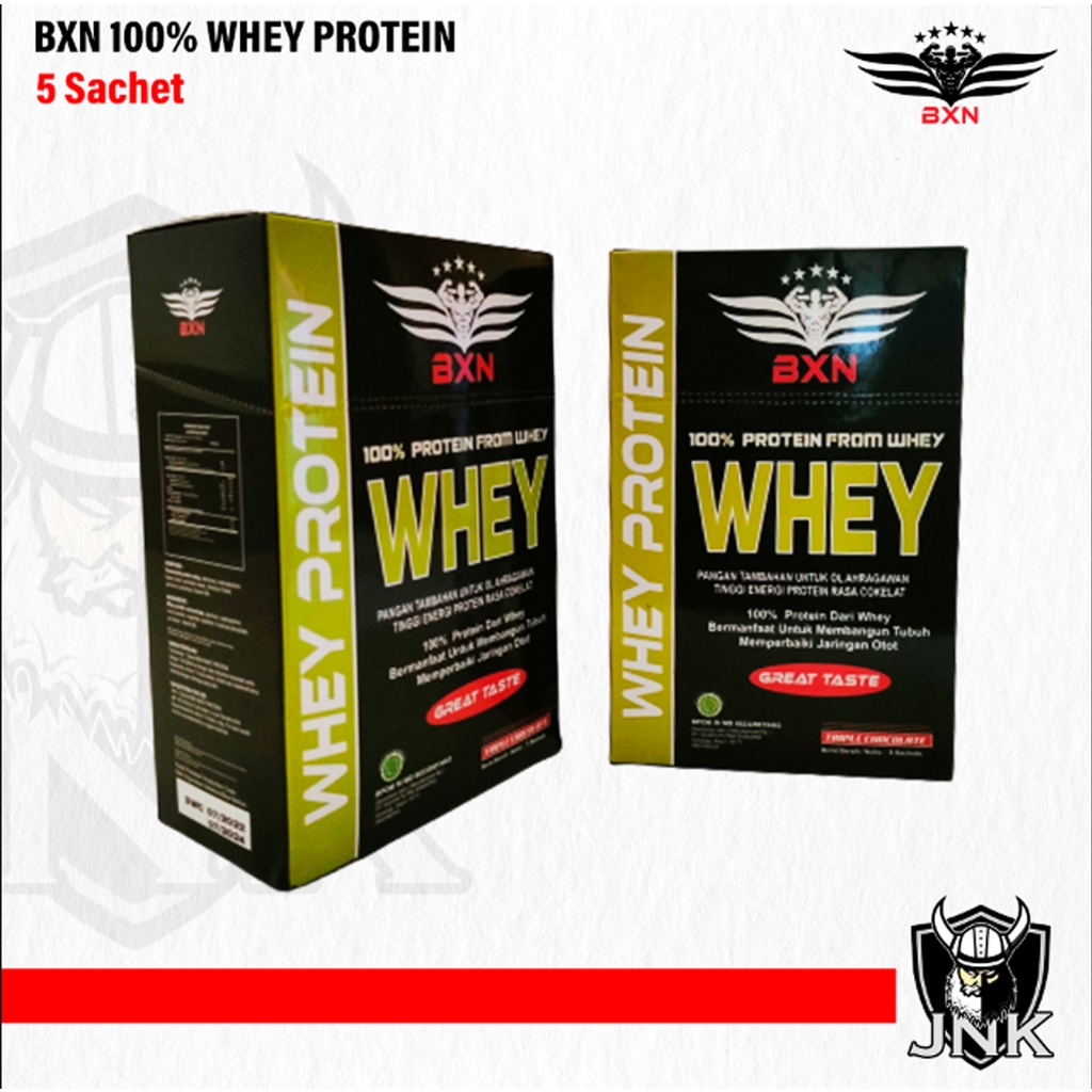 Jual BXN Whey Protein 5 Sachet 5 Serving Body Xtreme Nutrition Pure Concentrate Isolate Susu
