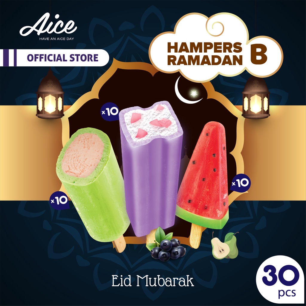 Jual Paket Aice Ice Cream Hampers Idul Fitri Lebaran Ramadhan B Eskrim Shopee Indonesia