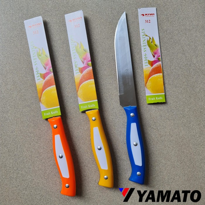 Jual PISAU DAPUR GAGANG PLASTIK PVC 5INCH | Shopee Indonesia