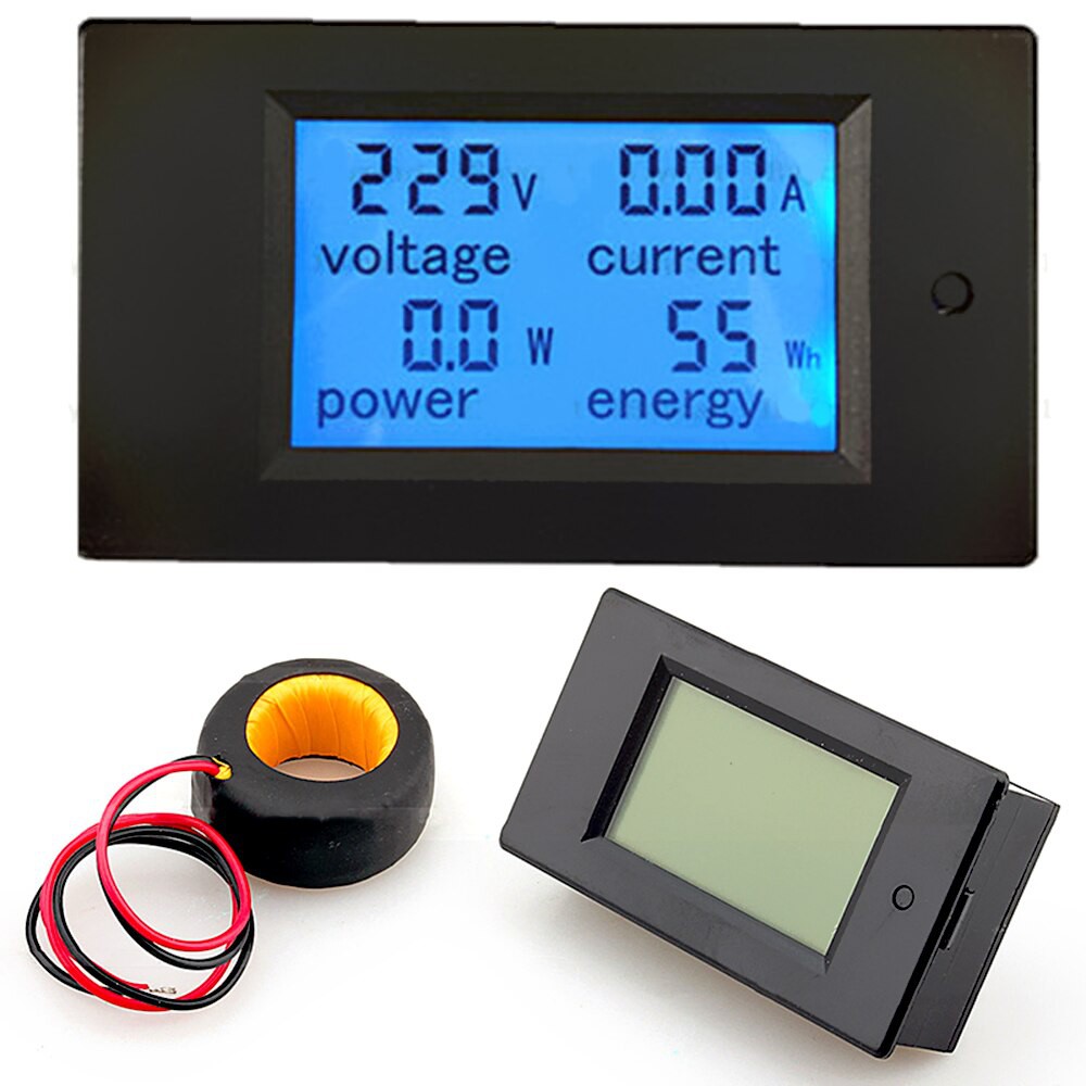 Jual Import In Lcd Panel Digital Voltage Meter Voltmeter Ammeter Ac