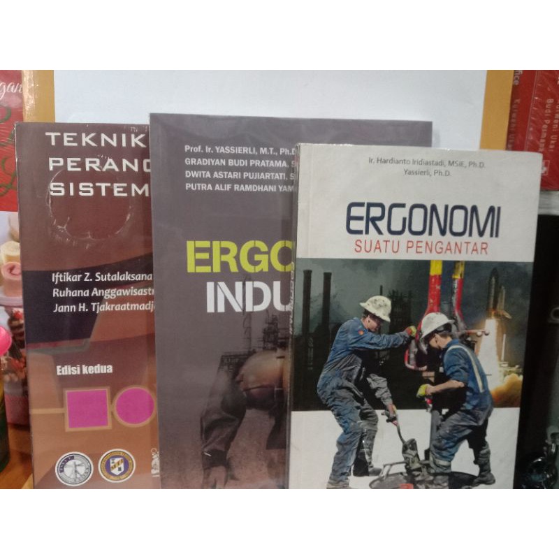 Jual Buku Ergonomi Dan Teknik Perancangan Sistem Kerja Paket 3 Buku ...