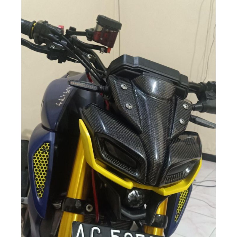 Jual cover headlamp yamaha MT15 carbon kevlar Shopee Indonesia