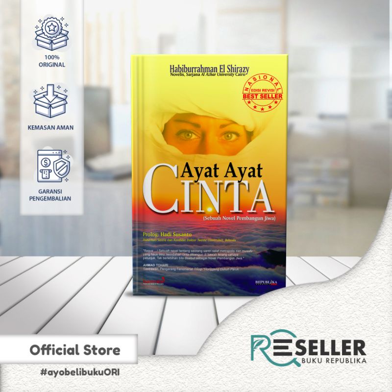 Jual Original Novel Ayat Ayat Cinta Habiburrahman El Shirazy Promo Soft ...