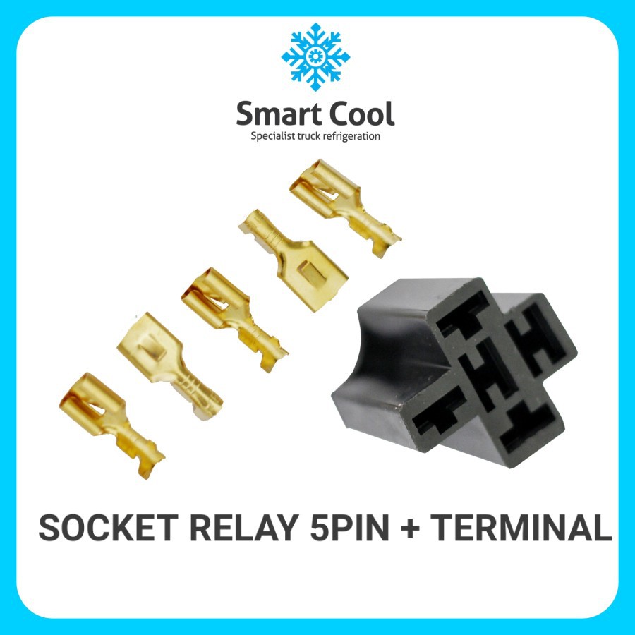 Jual Socket Relay 5 Kaki Lubang Relay Mobil Otomat Rumah Socket Relay
