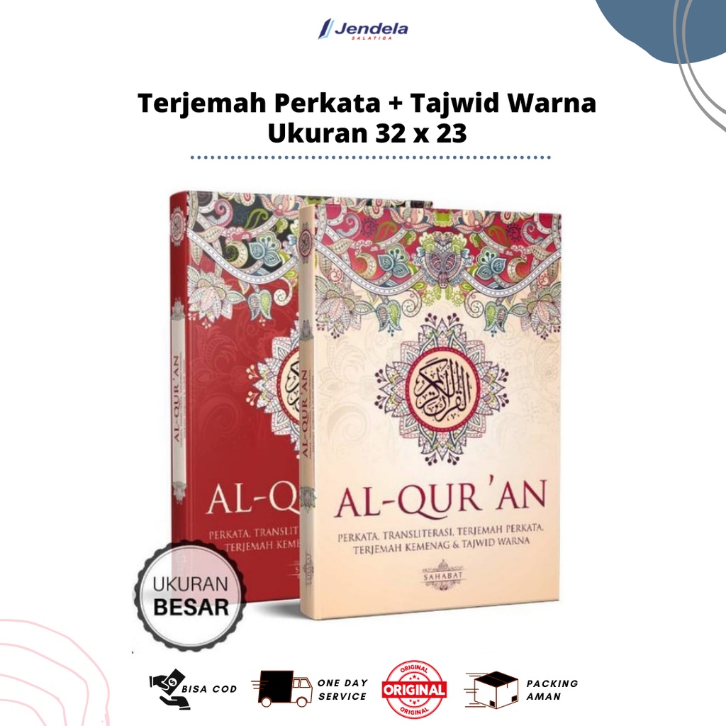 Jual Alquran Terjemah Transliterasi Tajwid Warna Besar - Sahabat ...