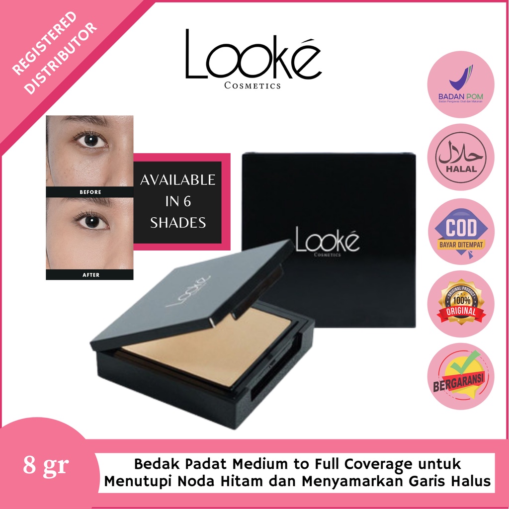 Jual Looke Cosmetics Holy Perfecting Pressed Powder 8 gr - Bedak Padat ...