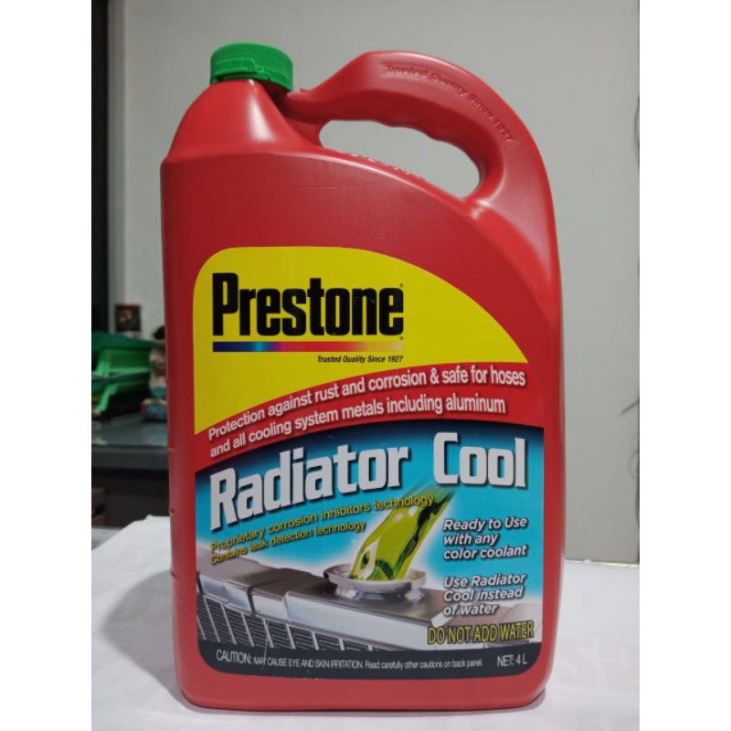 Jual AIR RADIATOR Prestone Radiator Coolant Hijau 4 Liter Shopee