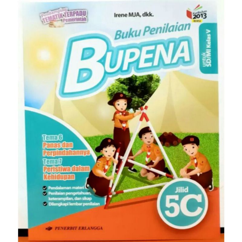 Jual BUPENA kelas 5 V Jilid 5A 5B 5C 5D SD/MI Penerbit Erlangga ...