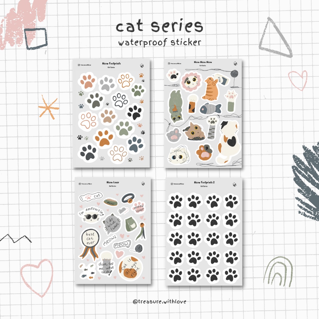 Jual STIKER KUCING [WATERPROOF] | Shopee Indonesia